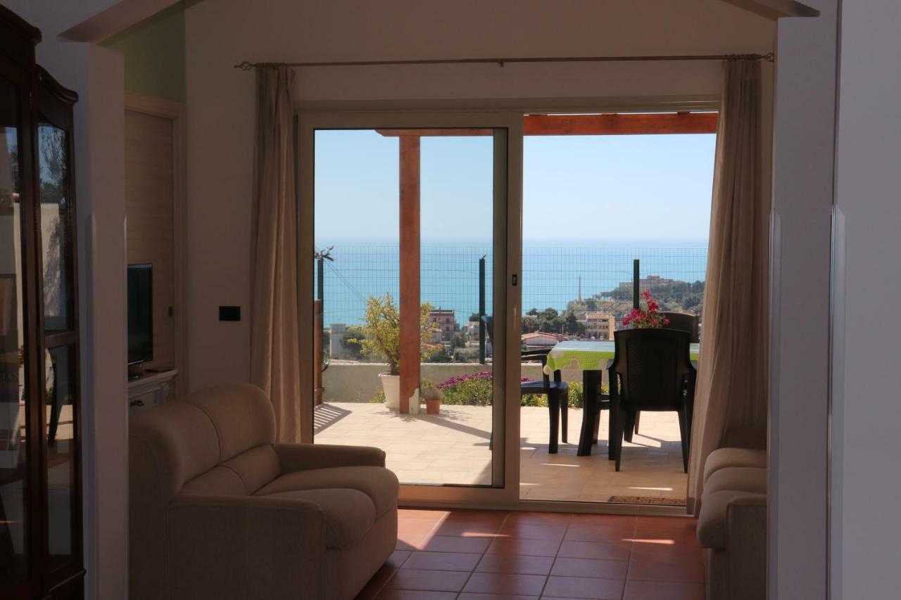 Casa Con Vista Panoramica Villa Sciacca Luaran gambar